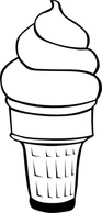 Soft Ice Cream Cones Ff Menu clip art Preview