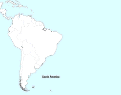 Maps - South America Map Vector 