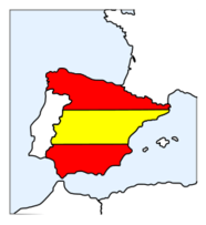 Technology - Spain (map and flag) 