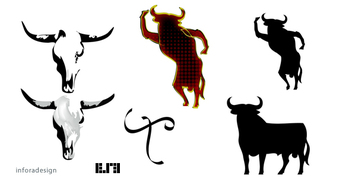 Spanish Bull Silhouette Preview