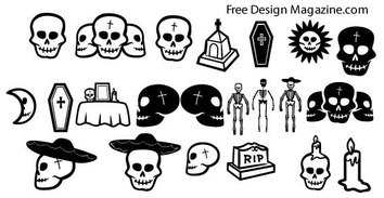 Spooky Free Vector Shapes