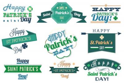 St. Patrick's Day Vector Objects Preview