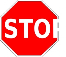 Stop Sign clip art Preview