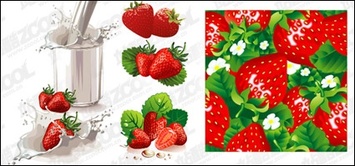 Strawberry milk and dynamic vector material