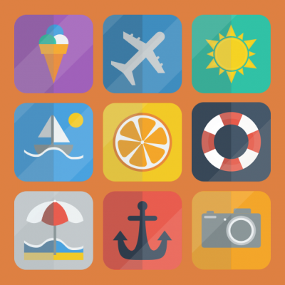 Summer Icons Pack Preview
