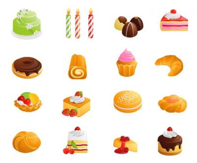 Sweets, cakes and candies Preview