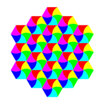 Swirly Hexagon Tessellation Preview