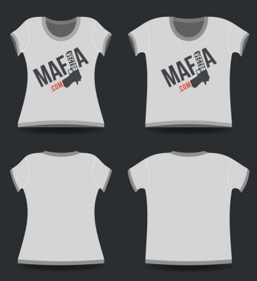 T-shirt Vector Template Preview
