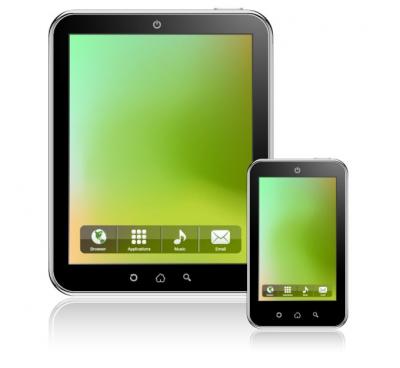 Tablet PC Vector Preview