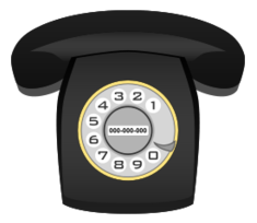 TelÃ©fono Heraldo negro (black classic phone)