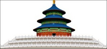 Temple of Heaven cdr Vector Preview