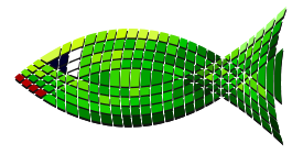 Animals - Tiled Green Fish 