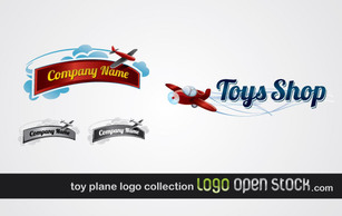 Toy Plane Logo Collection Preview