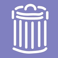 Trash Can Symbol Sign clip art