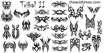 Tribal tattoo free vectors