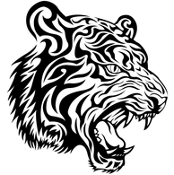 Tribal Tiger Vector Preview