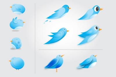 Twitter Vector Icons Preview