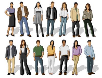 Business - Various People Vector 