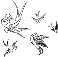 Vector Birds Sparrows