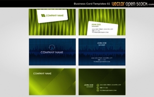 Vector Business Card Templates 02 Preview