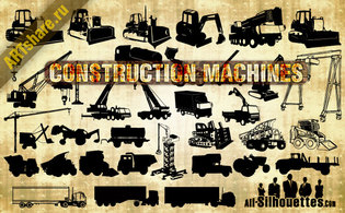 Vector Construction Machines Preview