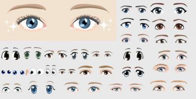 Web Elements - Vector eyes 
