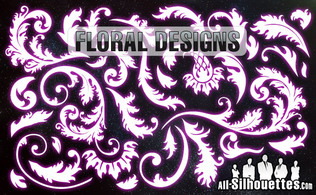 Vector Floral Designs Preview