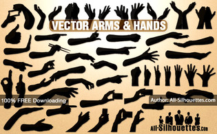 Vector hands & arms Preview