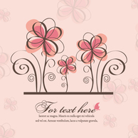 Abstract - Vector spring floral background 