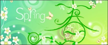 Vector spring theme material-2 Preview