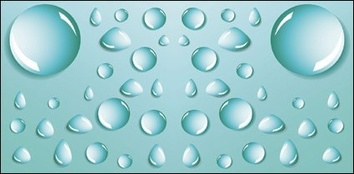 Objects - Vector water drops 