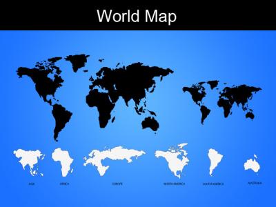 Miscellaneous - Vector World Map 