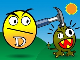 Vitamin D Smashes Cancer clip art Preview