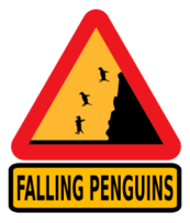 Warning falling penguins Preview