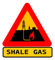 Warning shale gas with text Preview