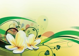Water Lily Vector Preview