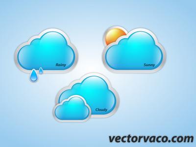Weather Cloud Icons