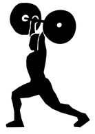 Sports - Weight Lifting clip art 