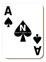 Business - White deck: Ace of spades 