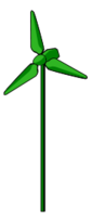 Technology - Wind Turbine Green 