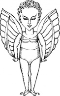 Winged One clip art Preview
