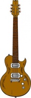 Wooden Guitar clip art