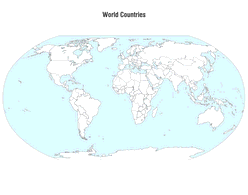 World Countries Map Vector Preview