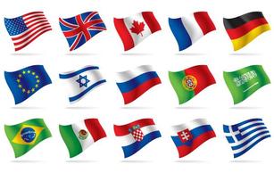 Signs & Symbols - World National Flag Vectors 