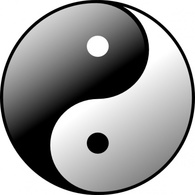 Signs & Symbols - Yin Yang clip art 