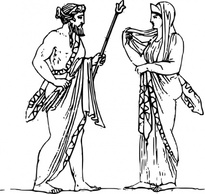 Zeus And Hera clip art Preview