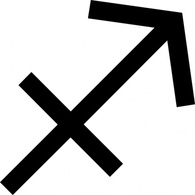 Zodiac Sagittarius Sign clip art