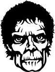 Zombie Face Free Vector